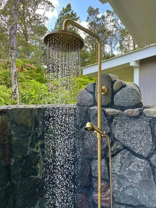 Serene Modern Escape With Fireplace And Outdoor Shower Volcano 0*,